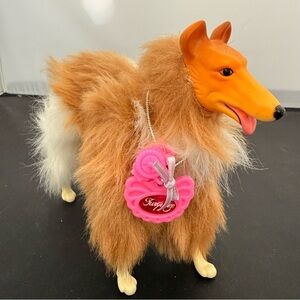 Vintage Barbie’s Western Fun FUR  Pet COLLIE DOG